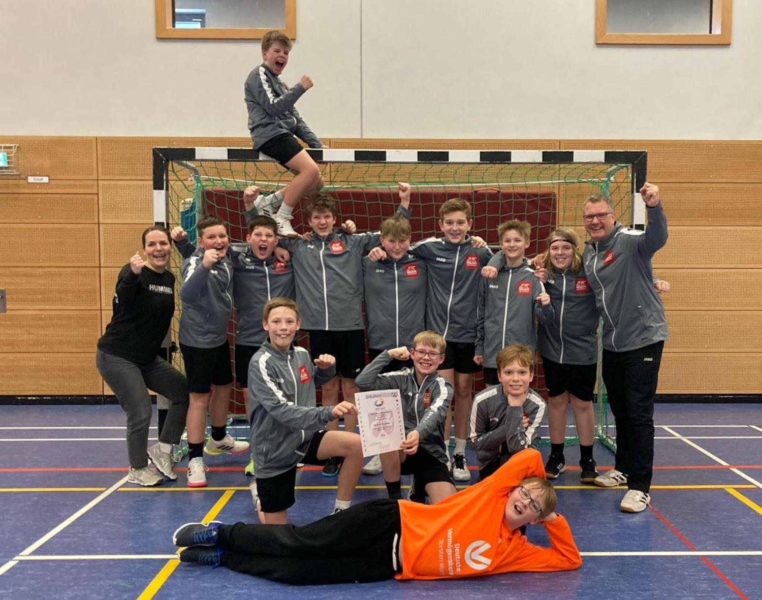 Unser erfolgreiches Handball-Team der WK IV