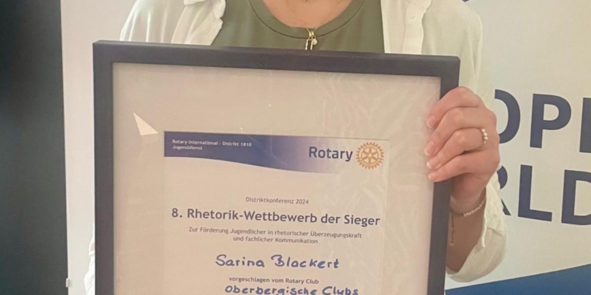 Sarina Blackert konnte sich den 1. Platz sichern